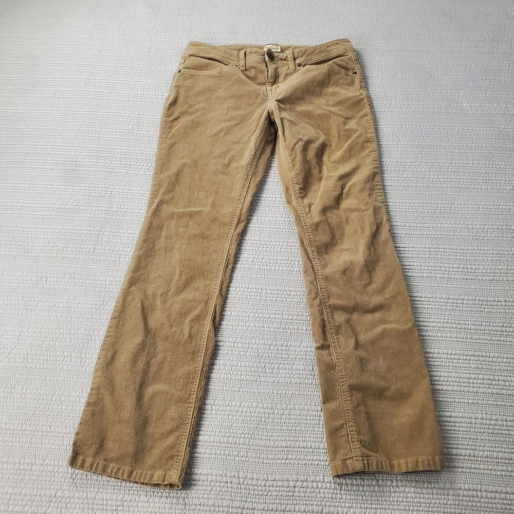 G.H. Bass Corduroy Pants Womens 6 Tan Heritage Collection Straight Leg